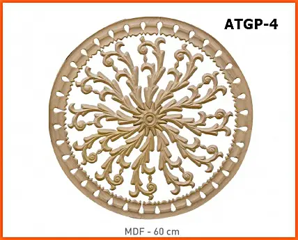 ATGP-4 Ahşap Tavan Göbeği - Çorum - Ege Ahşap Torna