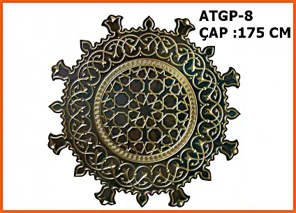 ATGP-8 Ahşap Tavan Göbeği - Sakarya - Ege Ahşap Torna