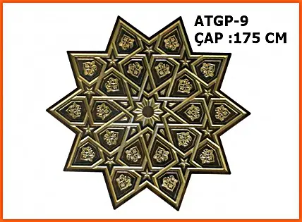 ATGP-9 Ahşap Tavan Göbeği - Afyonkarahisar - Ege Ahşap Torna