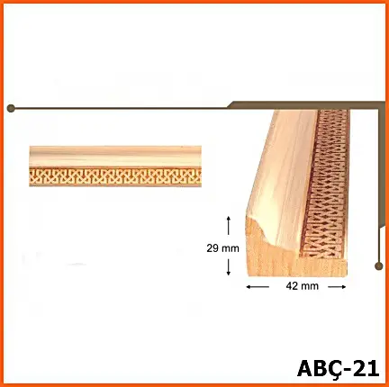 ABÇ-21 Ayons Baskılı Çıta - Kırklareli - Ege Ahşap Torna