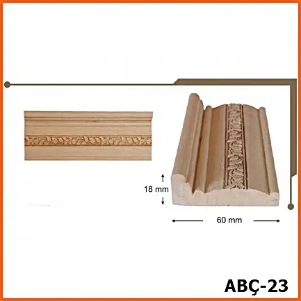 ABÇ-23 Ayons Baskılı Çıta - Zonguldak - Ege Ahşap Torna