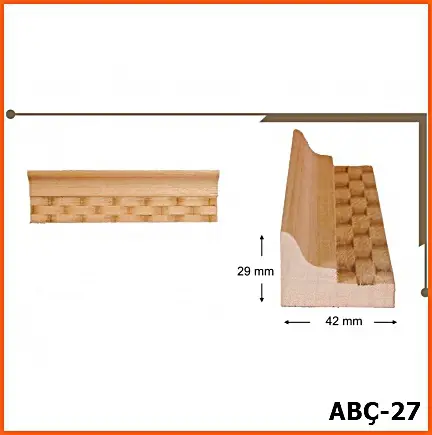 ABÇ-27 Ayons Baskılı Çıta - Bolu - Ege Ahşap Torna