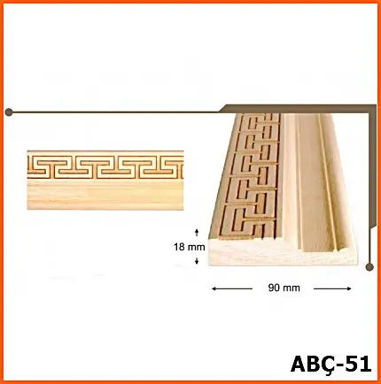 ABÇ-51 Ayons Baskılı Çıta - Giresun - Ege Ahşap Torna