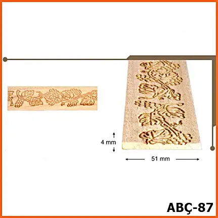 ABÇ-87 Ayons Baskılı Çıta - Muğla Fethiye - Ege Ahşap Torna