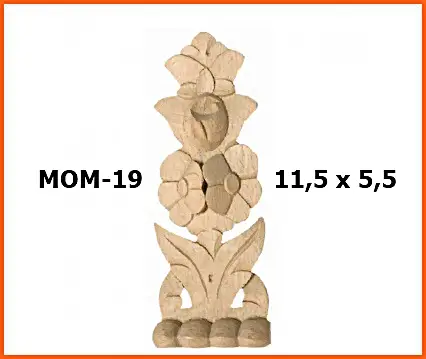 MOM-19 Masif Oymalı Modeller - Kars - Ege Ahşap Torna