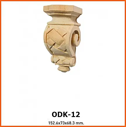 ODK-12 Bingöl Ahşap Oymalı Dekoratif Köşe İmalatı